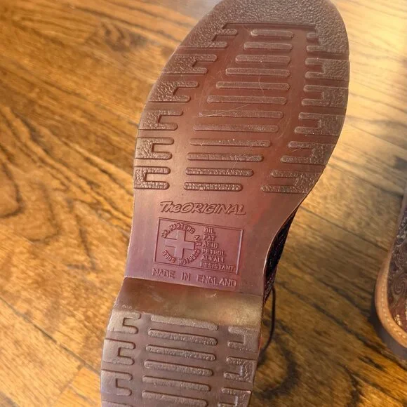 Dr. Martens 1460 Pascal Made in England — Paisley Brocade — UK 6 / US M 7 - Picture 5 of 8
